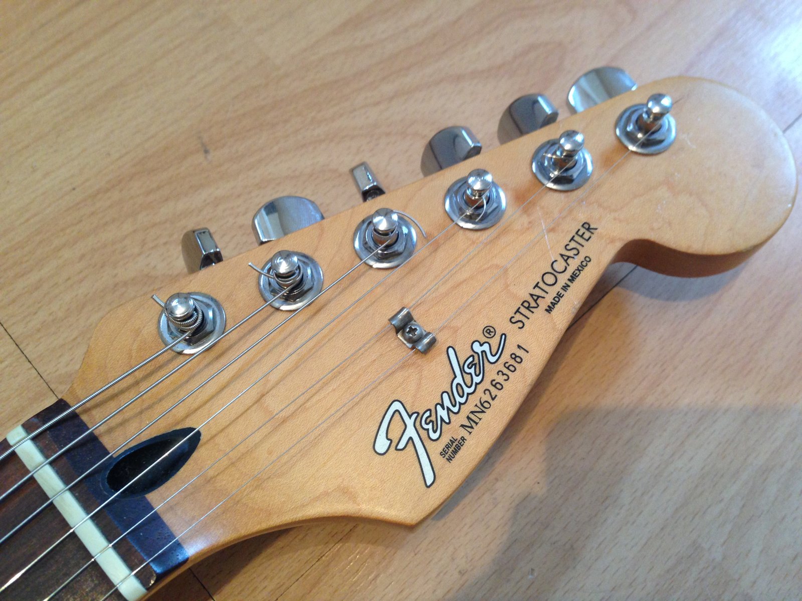 1996 Fender Mexican Std Sunburst Strat